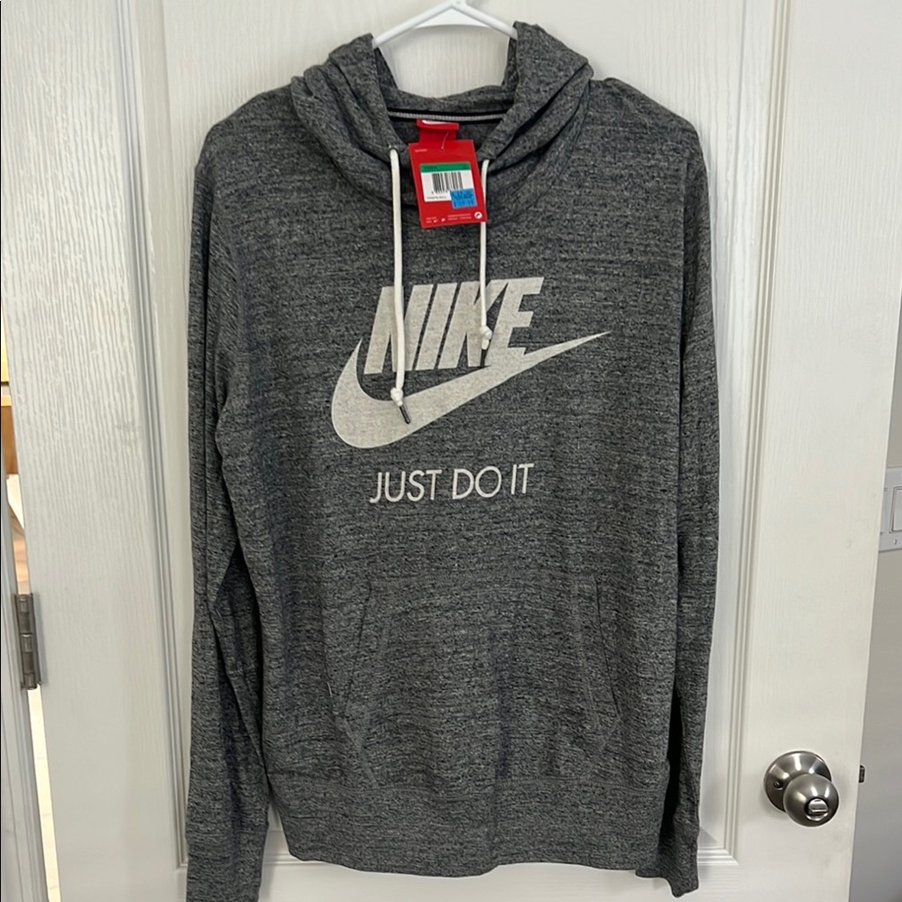 Nike Gray Hoodie Sweatshirt